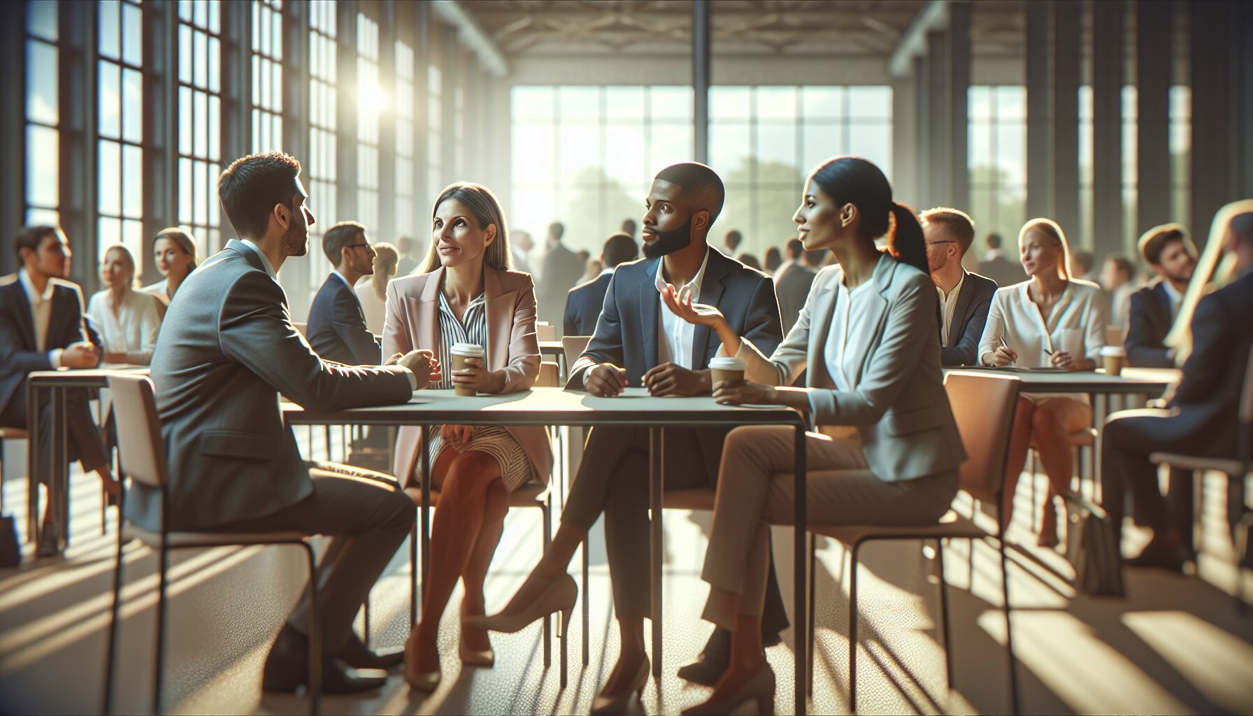 Networking at a Professional Conference for Career Growth